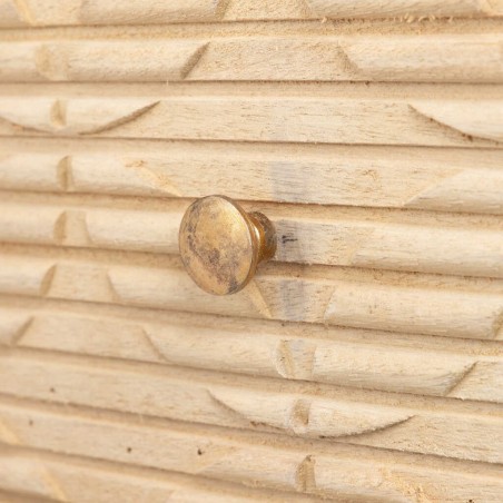 comoda madera mango-metal 100x40x76 cm