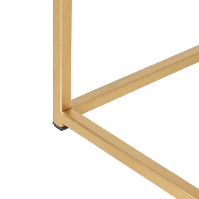 mesita madera mango-metal 48x38x55 cm