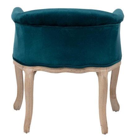 butaca velvet capitone patas madera 61x61x71 cm