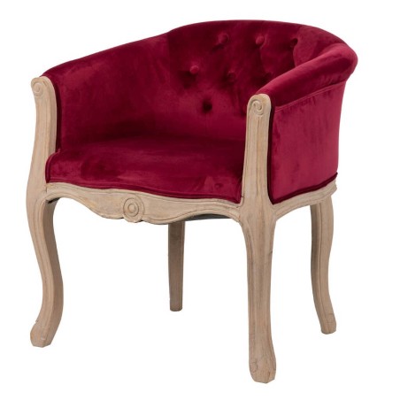 butaca velvet capitone patas madera 61x61x71 cm