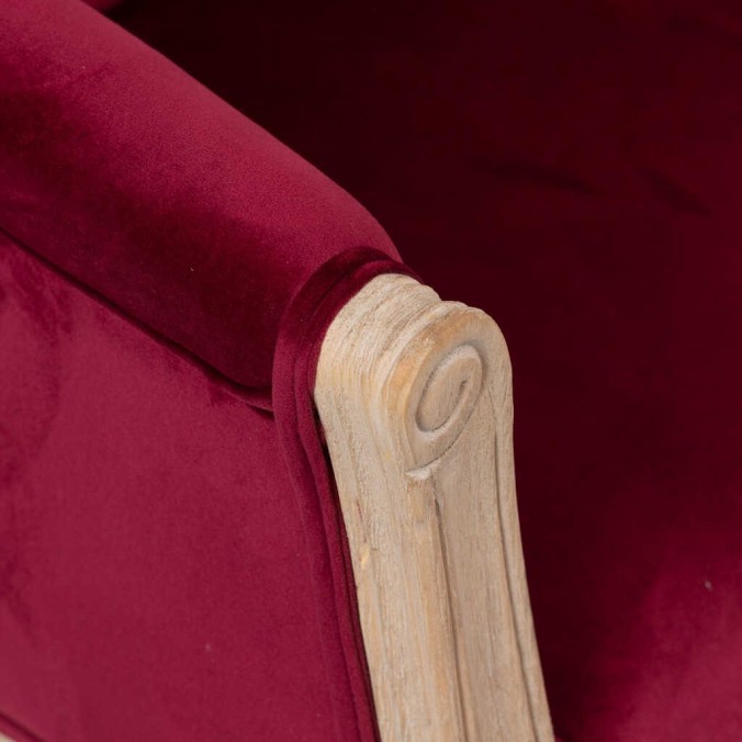 butaca velvet capitone patas madera 61x61x71 cm butaca velvet capitone patas madera 61x61x71 cm