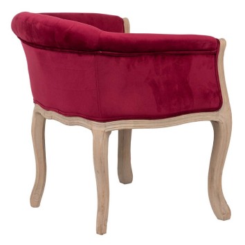 butaca velvet capitone patas madera 61x61x71 cm 2
