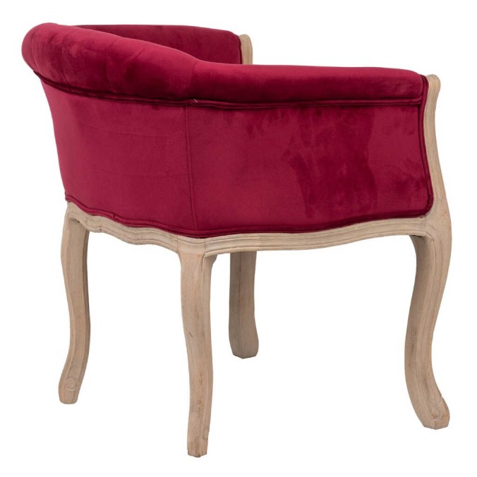 butaca velvet capitone patas madera 61x61x71 cm butaca velvet capitone patas madera 61x61x71 cm
