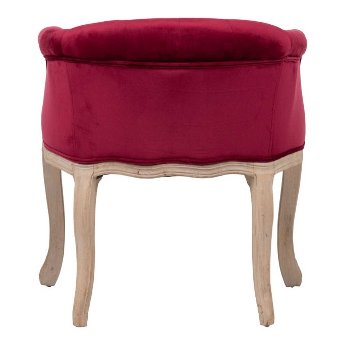 butaca velvet capitone patas madera 61x61x71 cm butaca velvet capitone patas madera 61x61x71 cm