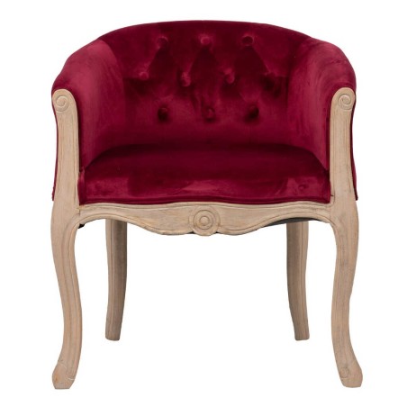 butaca velvet capitone patas madera 61x61x71 cm