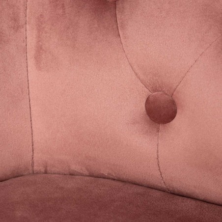 butaca velvet capitone patas madera 61x61x71 cm