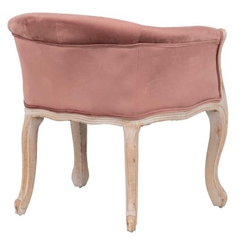 butaca velvet capitone patas madera 61x61x71 cm 2