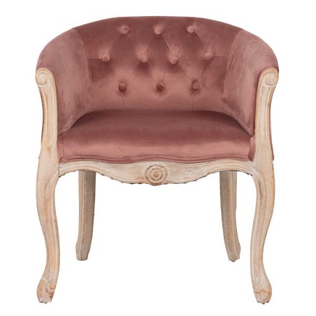 butaca velvet capitone patas madera 61x61x71 cm