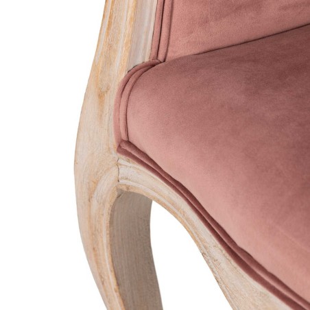 butaca velvet capitone patas madera 61x61x71 cm