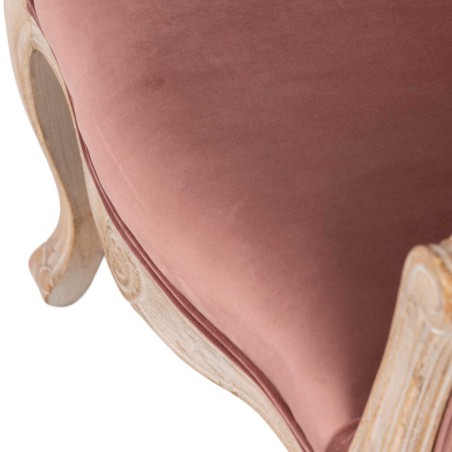 butaca velvet capitone patas madera 61x61x71 cm