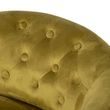 butaca velvet capitone patas madera 61x61x71 cm