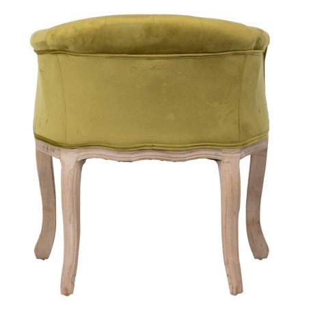 butaca velvet capitone patas madera 61x61x71 cm