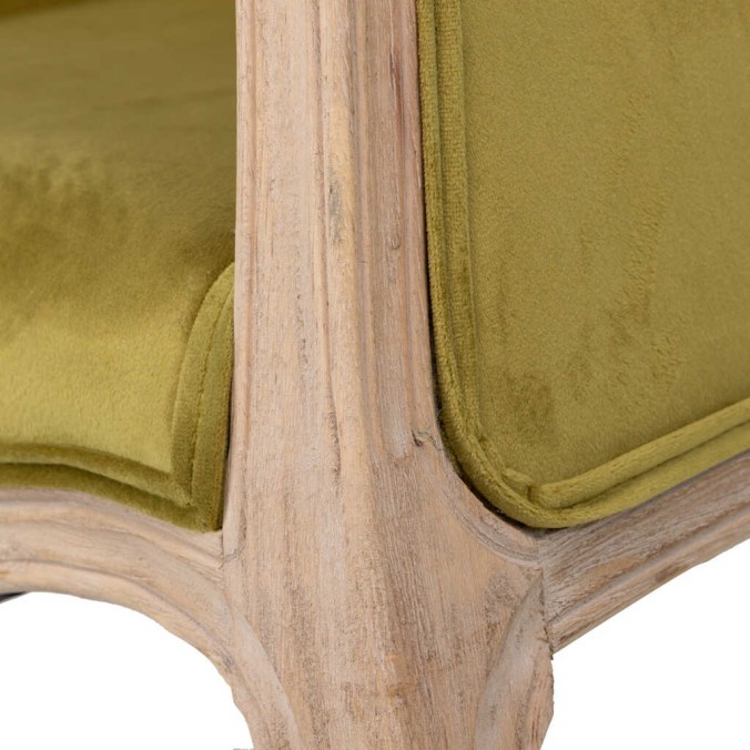butaca velvet capitone patas madera 61x61x71 cm