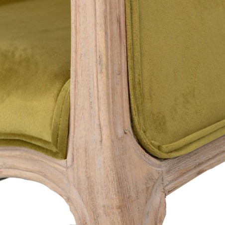 butaca velvet capitone patas madera 61x61x71 cm