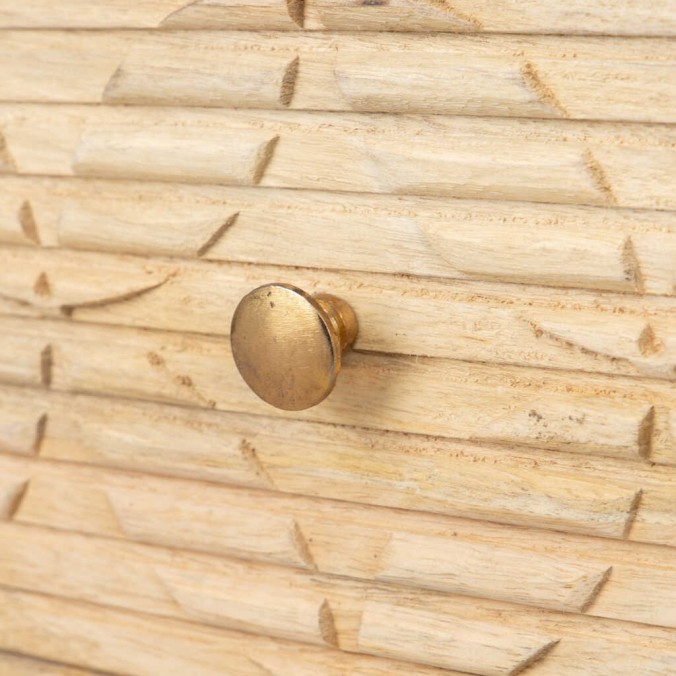 mesita madera mango-metal 55x40x58 cm