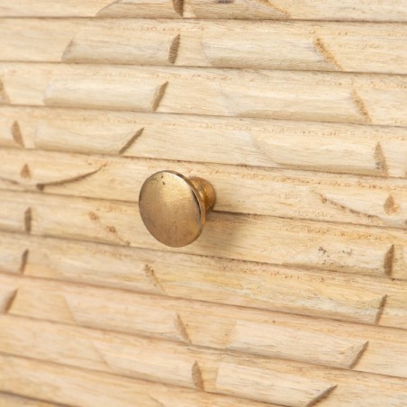 mesita madera mango-metal 55x40x58 cm