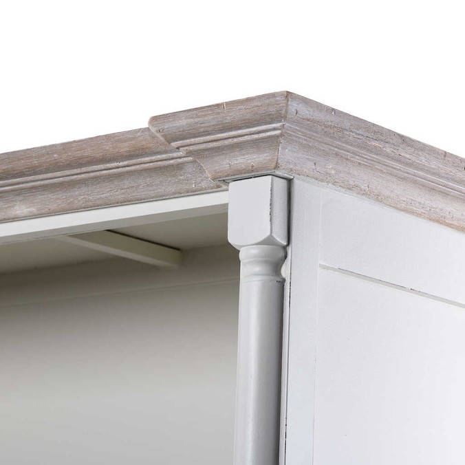 librero madera blanco natural 92x38x198 cm librero madera blanco natural 92x38x198 cm