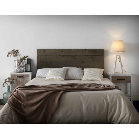 Cabezal 110-185cm madera de abeto y mdf