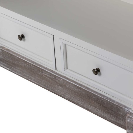 librero madera blanco natural 92x38x198 cm