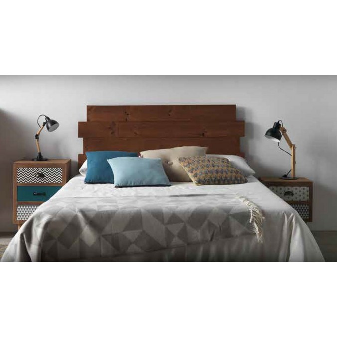 Cabezal  irregular 110-185cm madera de abeto y mdf Cabezal  irregular 110-185cm madera de abeto y mdf