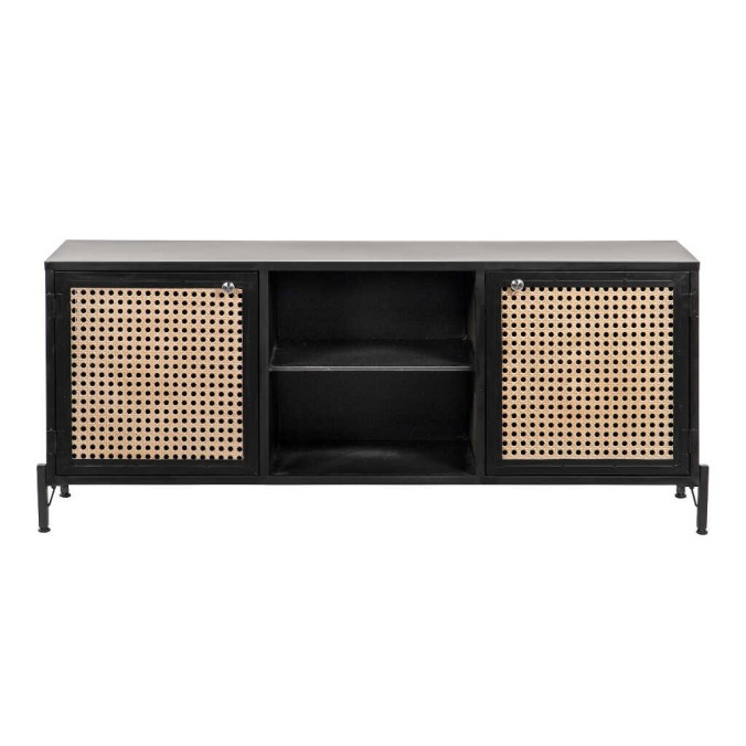 aparador metal rejilla 145x40x60 cm