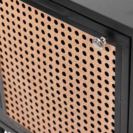 aparador metal rejilla 145x40x60 cm