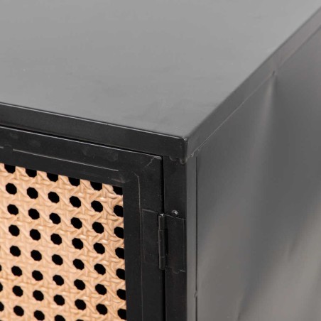 aparador metal rejilla 145x40x60 cm