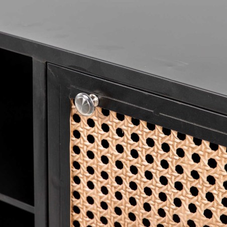 aparador metal rejilla 145x40x60 cm