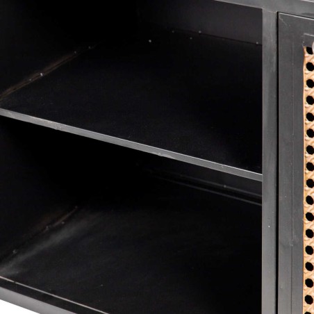 aparador metal rejilla 145x40x60 cm