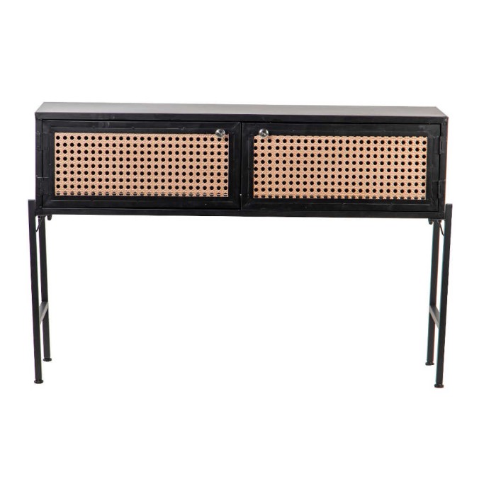 consola metal rejilla 120x30z80 cm consola metal rejilla 120x30z80 cm