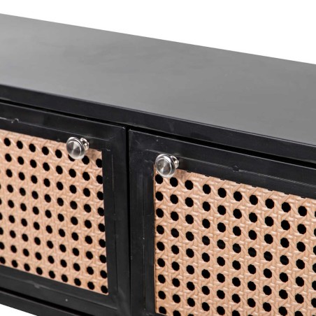 consola metal rejilla 120x30z80 cm