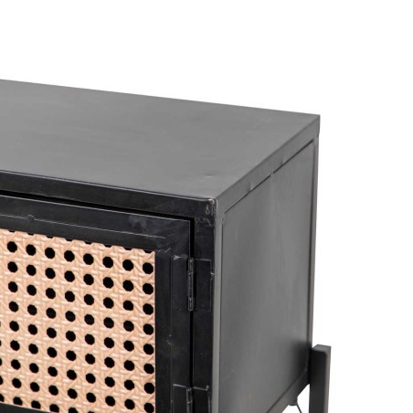 consola metal rejilla 120x30z80 cm