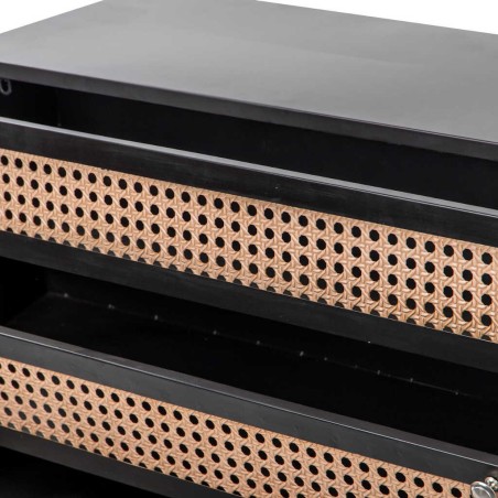 comoda metal / rejilla 90x40x75 cm