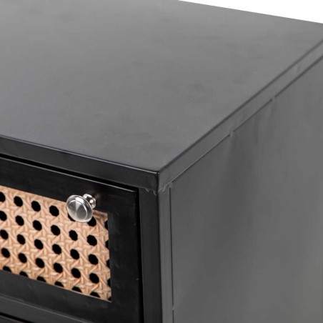 comoda metal / rejilla 90x40x75 cm