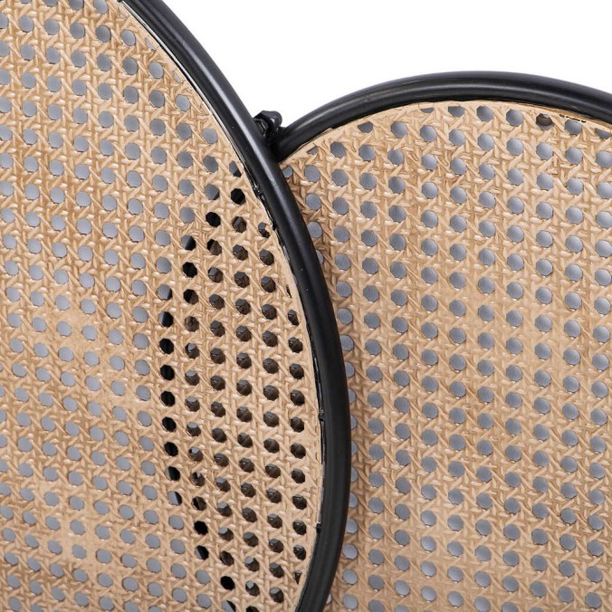 cabecero-adorno pared rejilla metal 160x5x80 cm