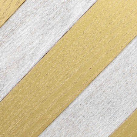 aparador madera-metal blanco-dorado 140x40x82 cm