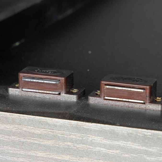 cabinet alto madera plata 100x45x161 cm