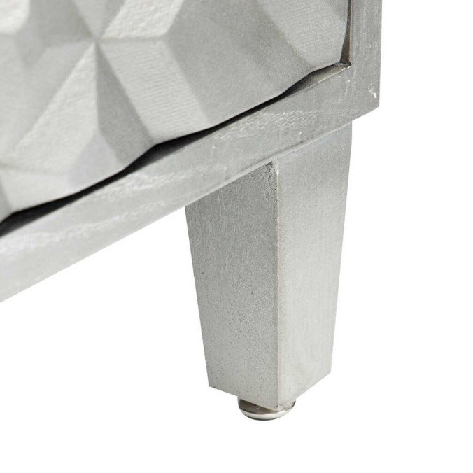 aparador madera plata 140x40x82 cm