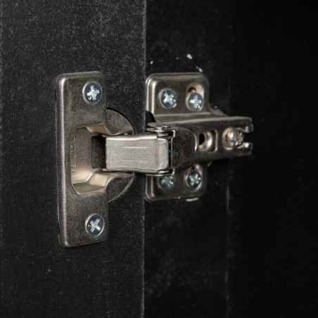 aparador madera plata 140x40x82 cm