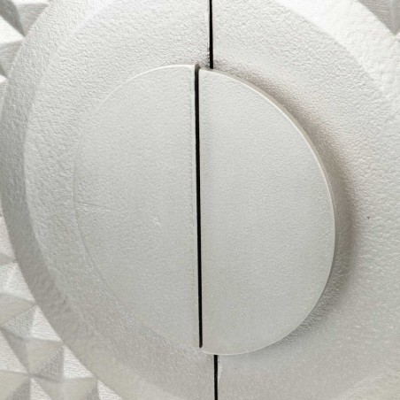 aparador madera plata 140x40x82 cm