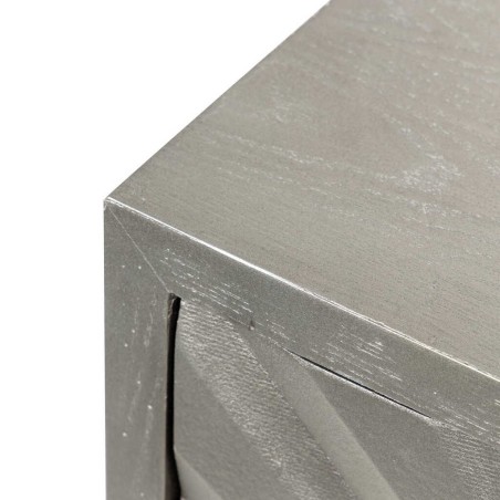 aparador madera plata 140x40x82 cm