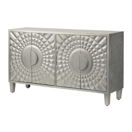 aparador madera plata 140x40x82 cm