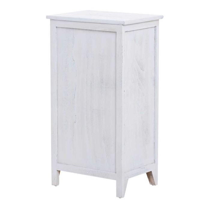 mesita madera blanco / verde 40x29x74 cm mesita madera blanco / verde 40x29x74 cm