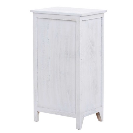 mesita madera blanco / verde 40x29x74 cm