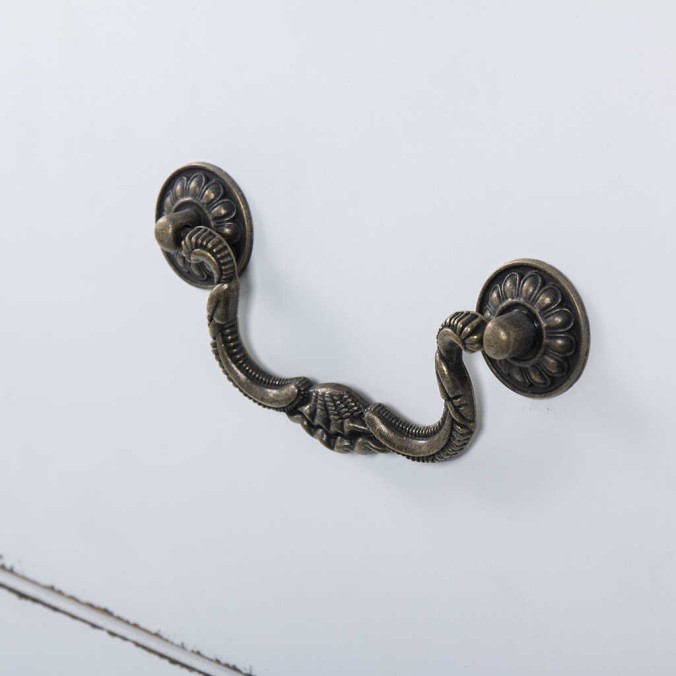 comoda 3 cajones blanco-natural 80x40x80 cm