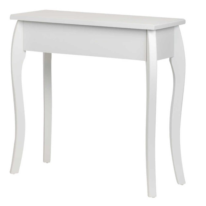 consola blanca plata beige tallada 80x30x80 cm