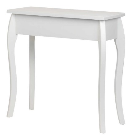 consola blanca plata beige tallada 80x30x80 cm