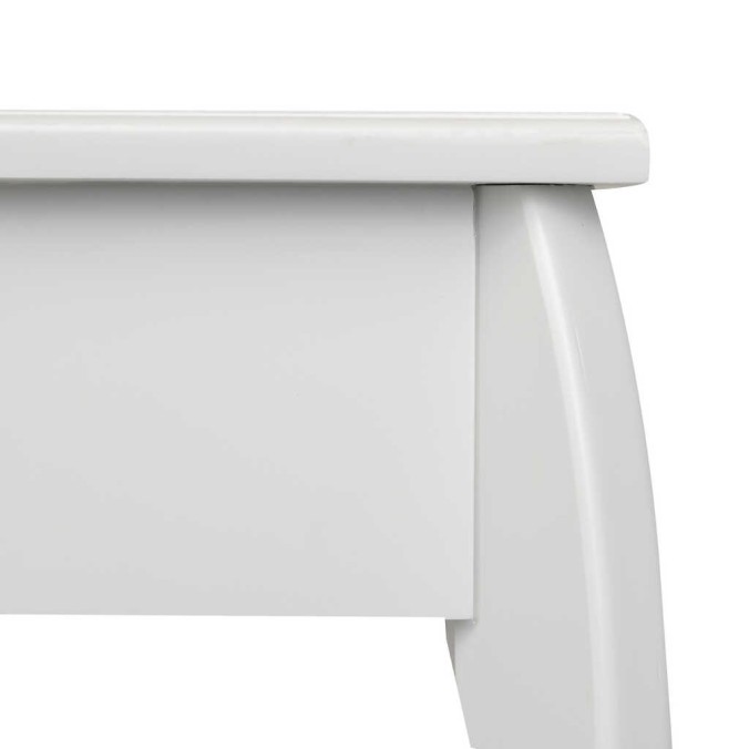 consola blanca plata beige tallada 80x30x80 cm