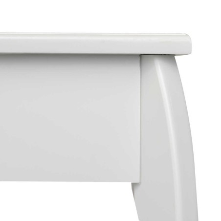 consola blanca plata beige tallada 80x30x80 cm