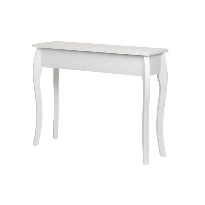 consola blanca beige plata tallada 100x30x80 cm
